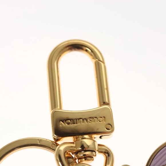 LOUIS VUITTON Porte Cles Spring Street Charm metal Gold - Picture 4 of 15